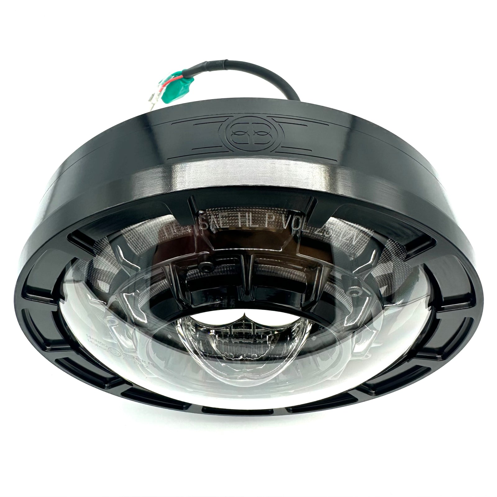 7” Fat Boy Rim-style billet Headlight