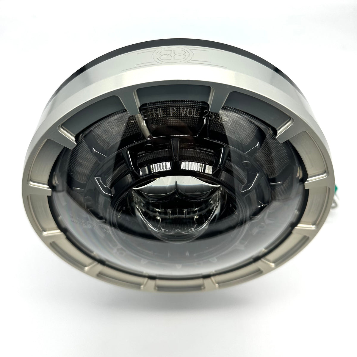 7” Fat Boy Rim-style billet Headlight