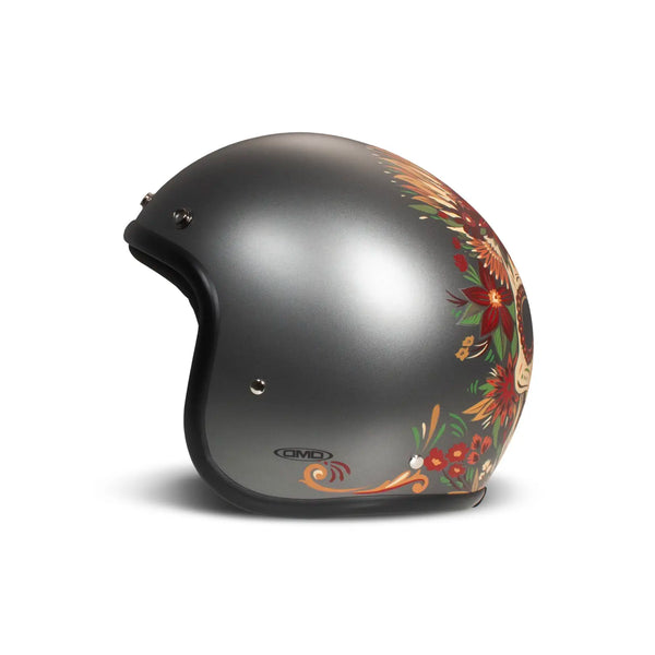 distressed motorcycle helmet Milwaukee Leather MP7990 Unisex Brown Leather Cap this one DMD - SKULL - RETRO