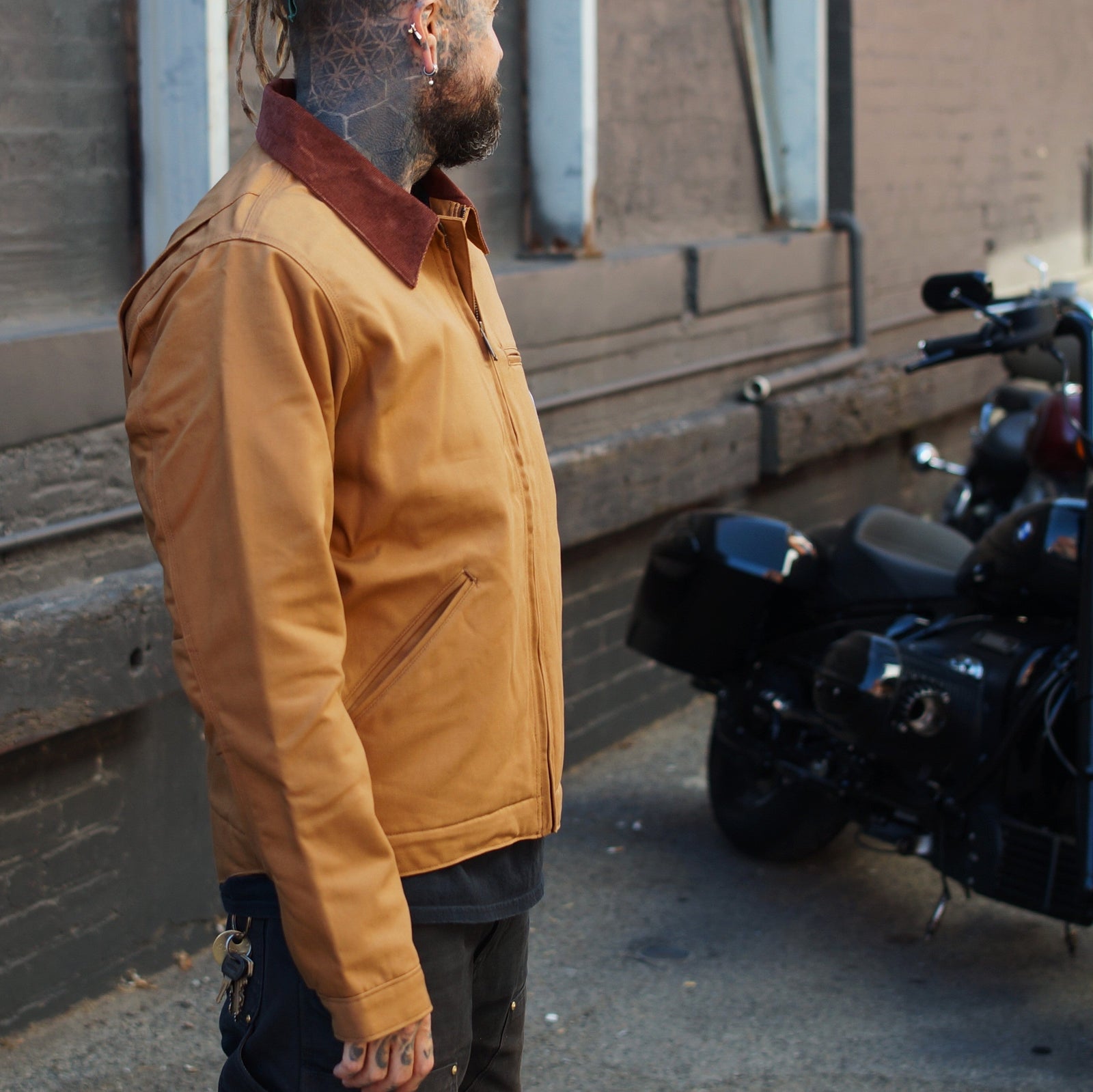 Carhartt Detroit Jacket Brown Rogue Motorcycles Perth