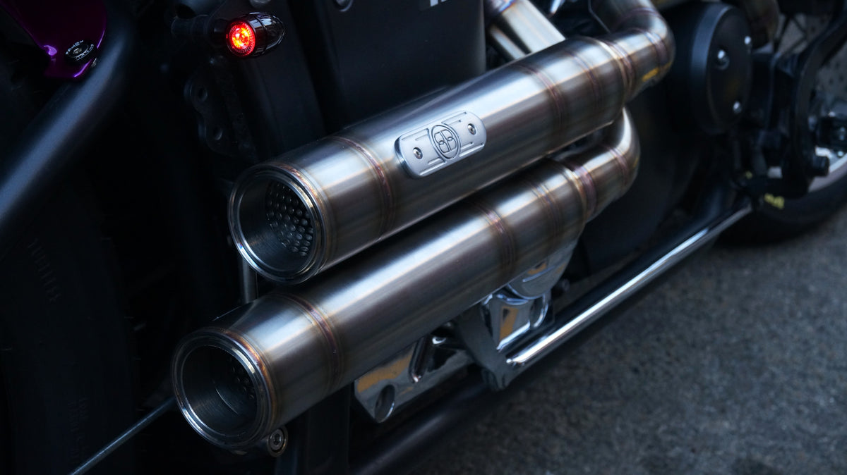 Billion StreetGuns stainless exhaust for Yamaha XVS650
