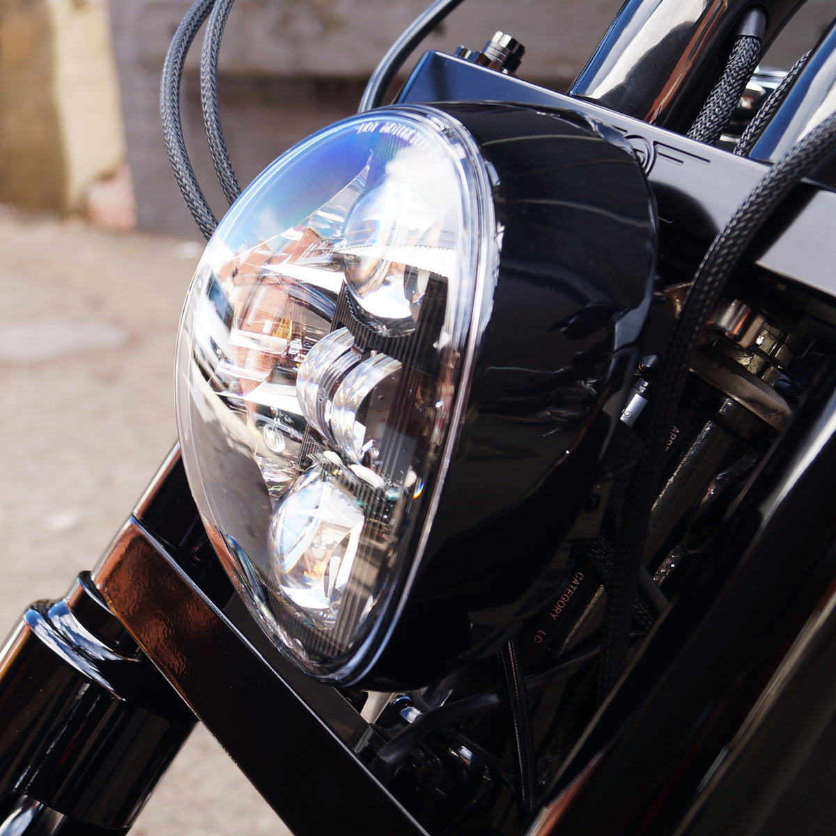 XVS650 v-star breakout LED headlight Rogue Motorcycles Perth