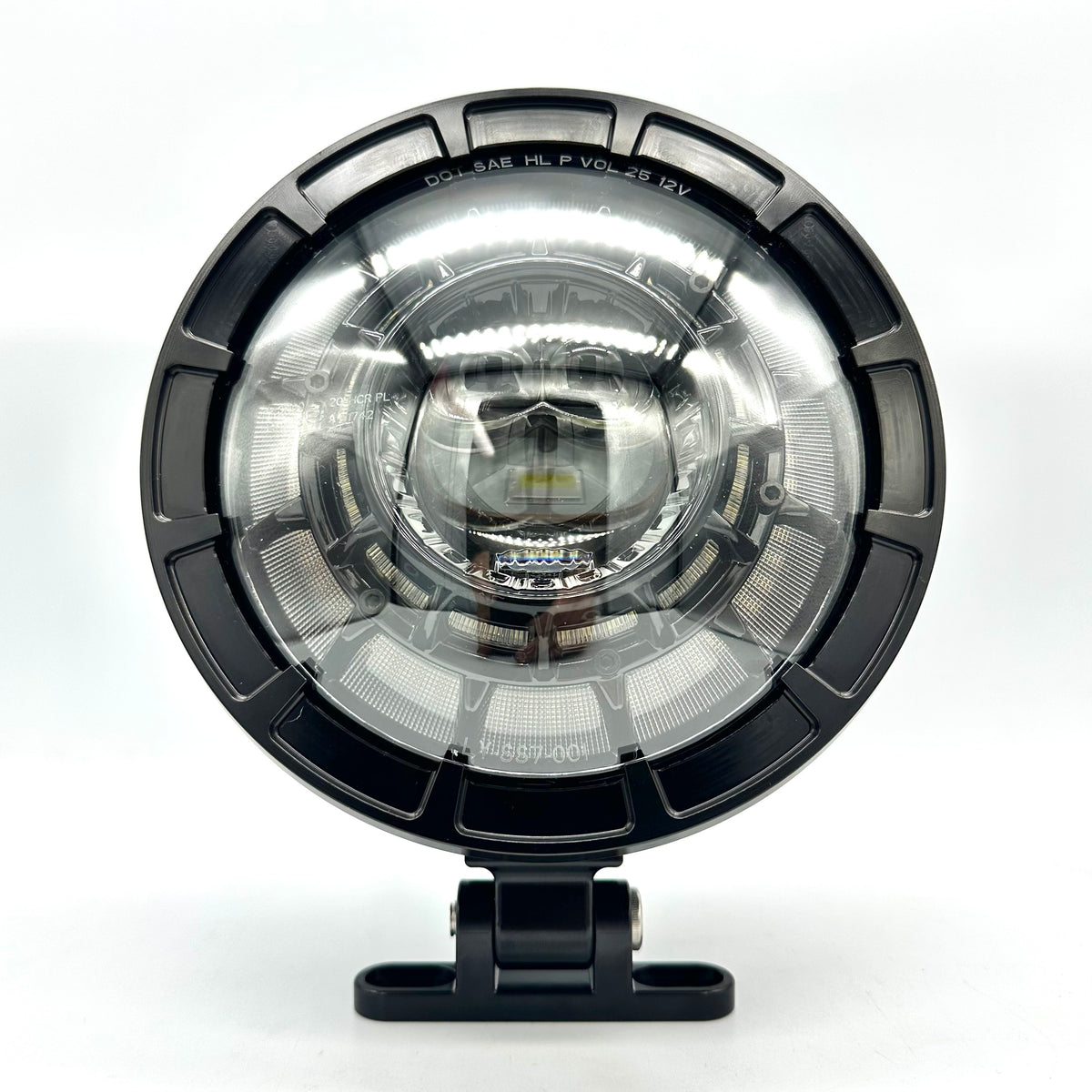 7” Fat Boy Rim-style billet Headlight