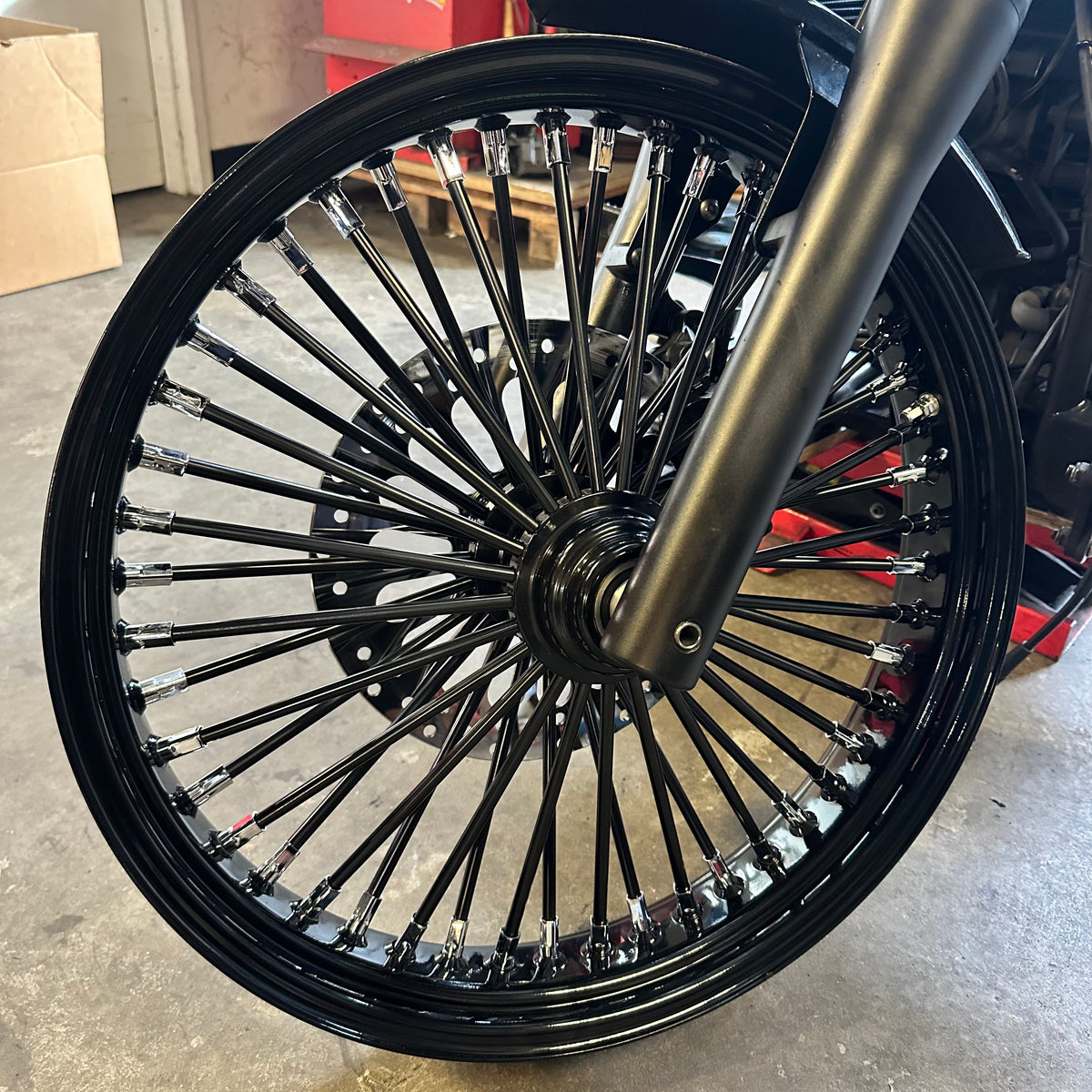 Yamaha XVS650 V-star FAT spoke - 21" x 3.5"