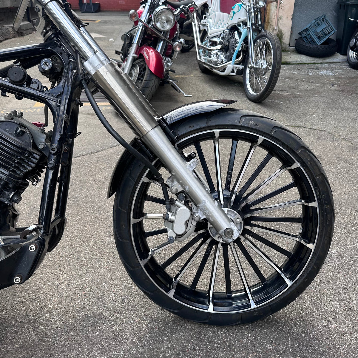 Yamaha XVS650 XVS1100 V-Star Classic Sportster style front fender
