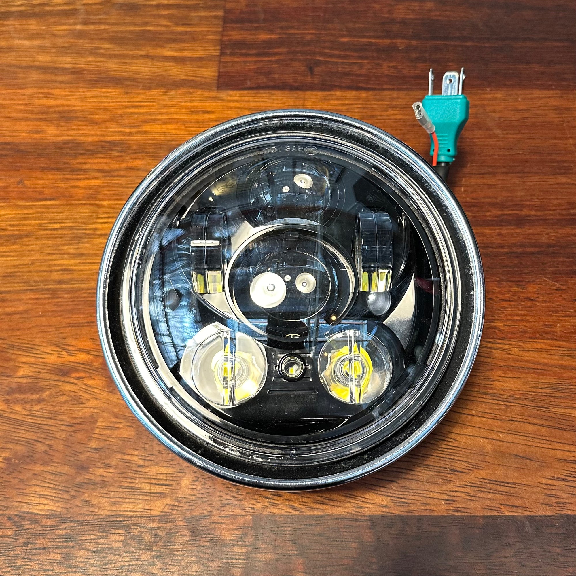Yamaha XVS650 Custom 5 3/4” LED headlight insert