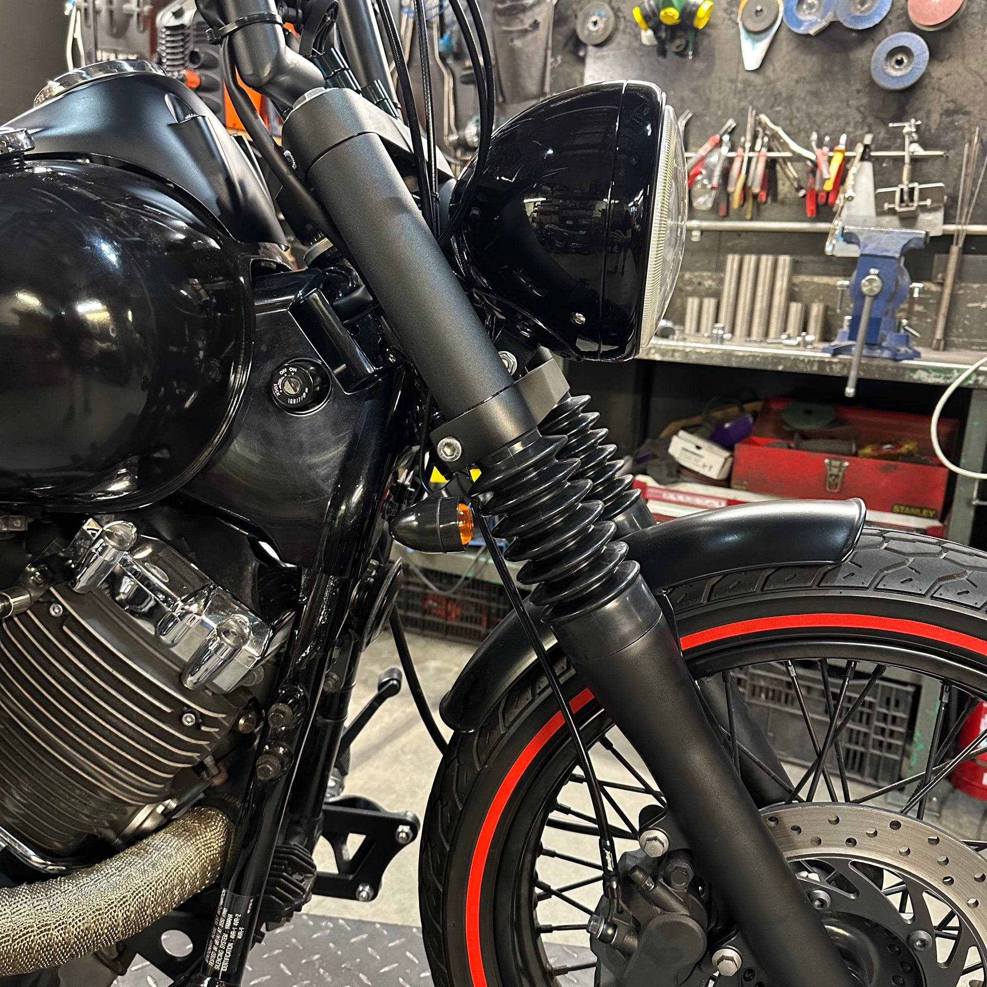 XVS650 v-star fork covers rogue motorcycles perth