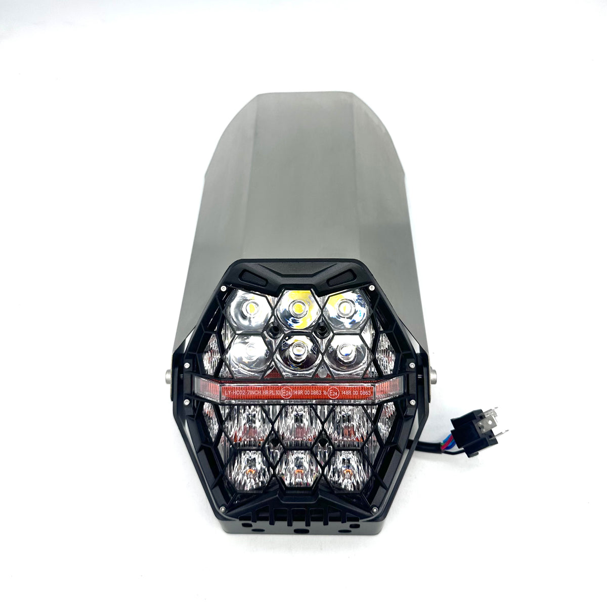 XVS 650 Sprinter Honeycomb headlight setup