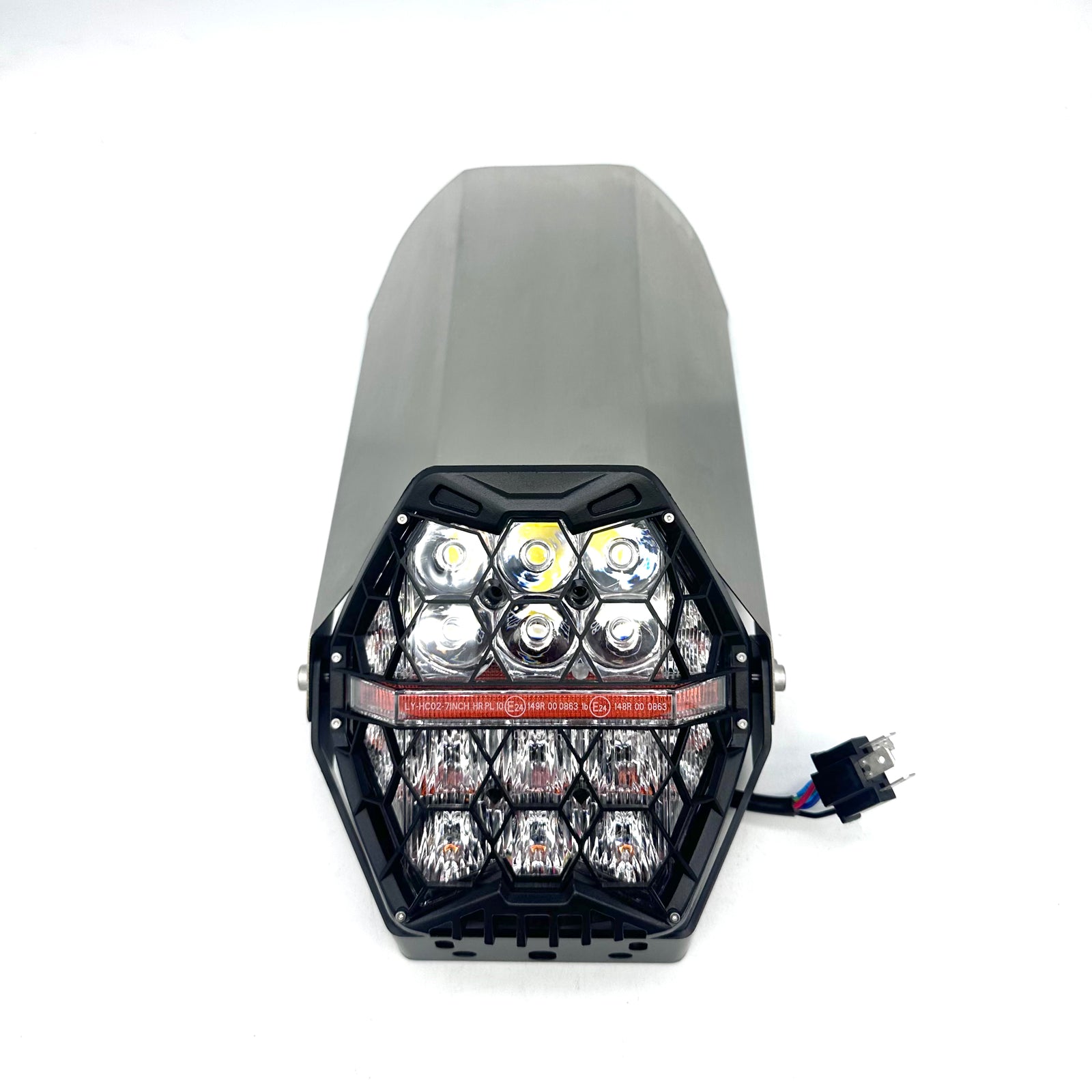 XVS 650 Sprinter Honeycomb headlight setup