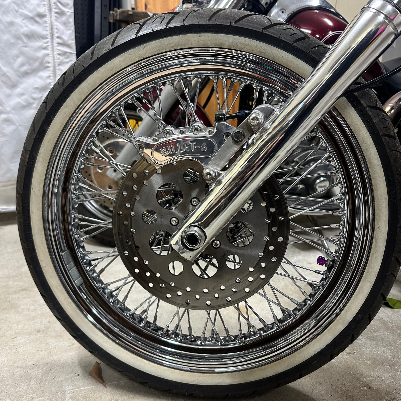 Yamaha XVS650 V-star - 21" x 3.5" Spoked Front Wheel
