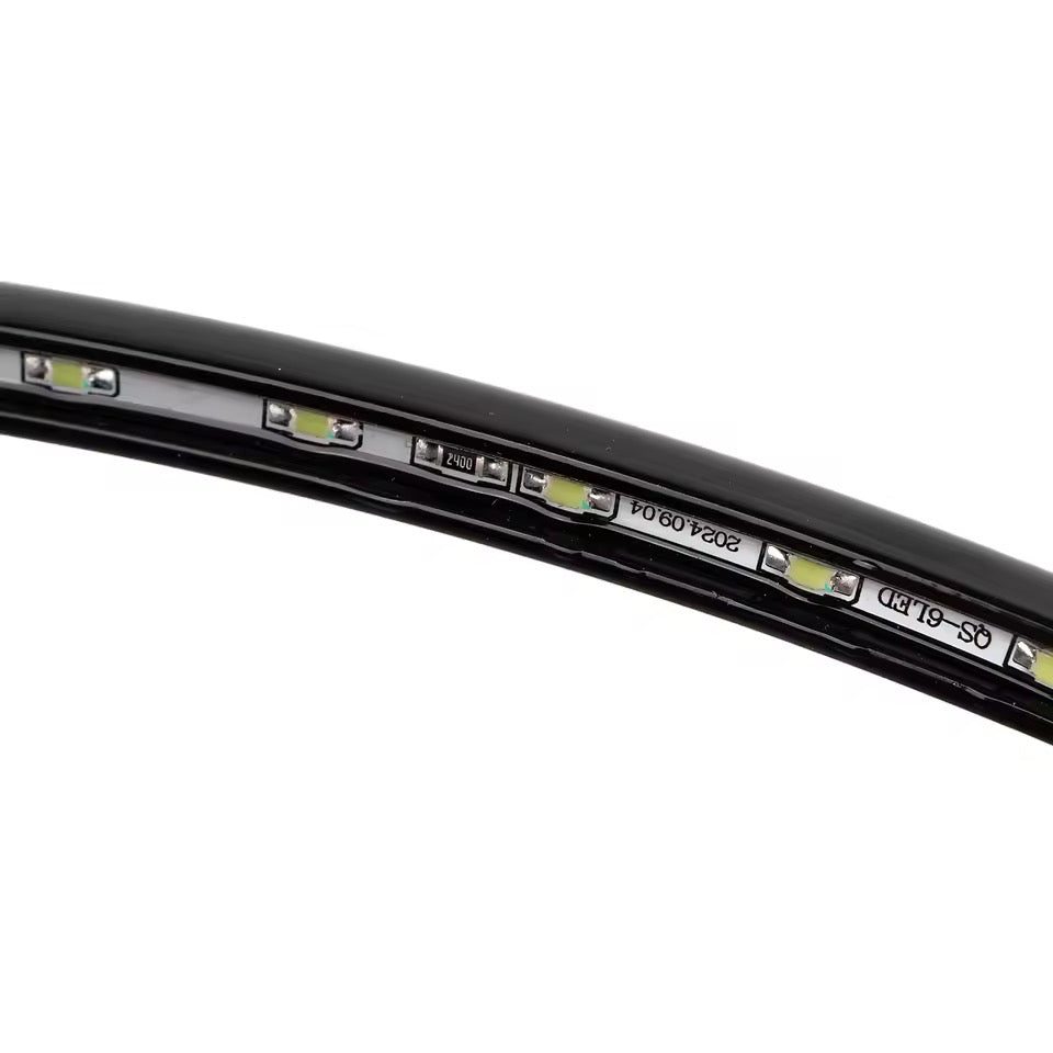 License plate frame curved with LED