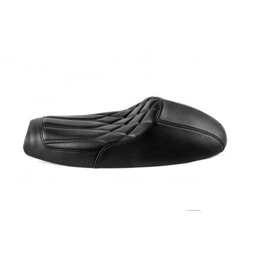 BONNEVILLE CAFE RACER SEAT - DIAMONDBACK - BLACK