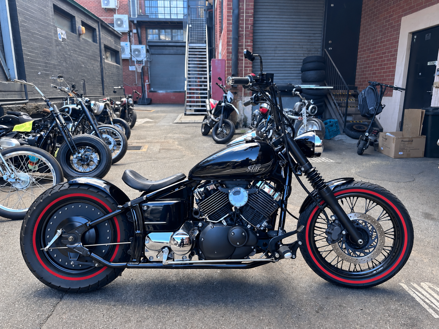 Yamaha XVS650 V-star - COMPLETE Bobber Kit