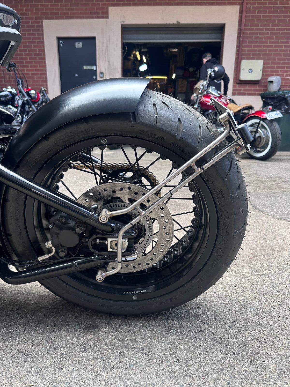 2018 Triumph Bobber Black Billion Wide Wheel