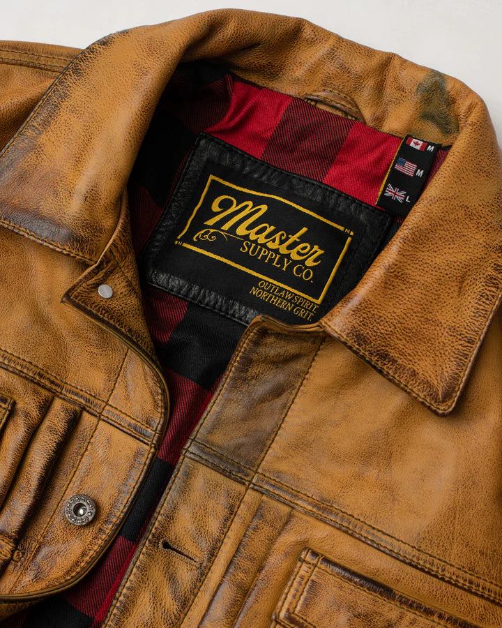 Goldrush Leather Jacket - Rogue Motorcycles Goldrush Leather Jacket - Rogue Motorcycles