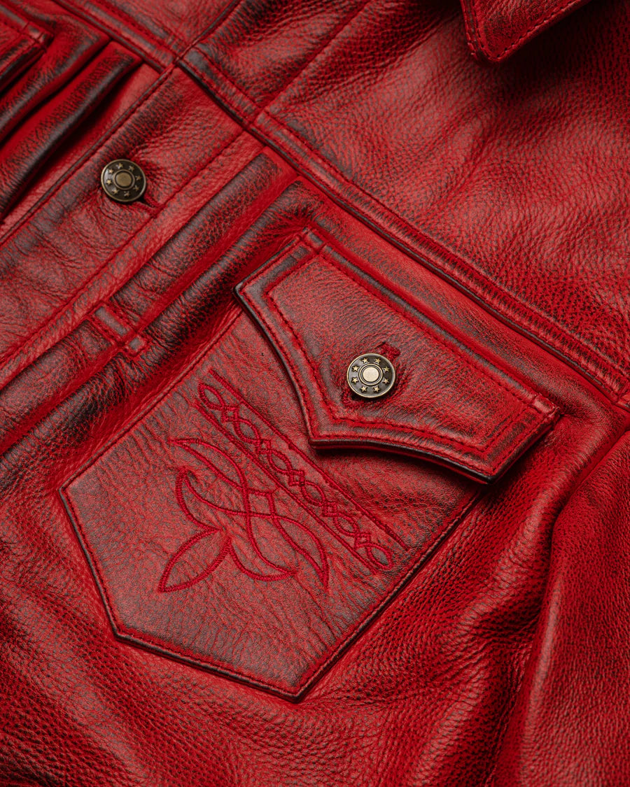 Cardinal Leather Jacket