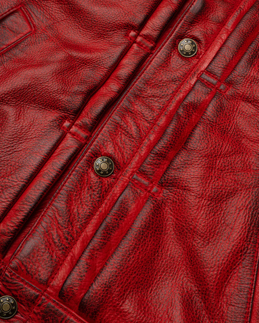 Cardinal Leather Jacket