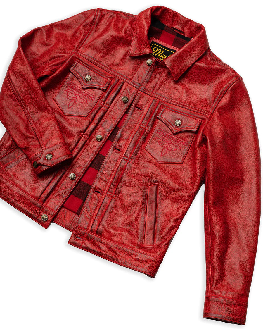 Cardinal Leather Jacket