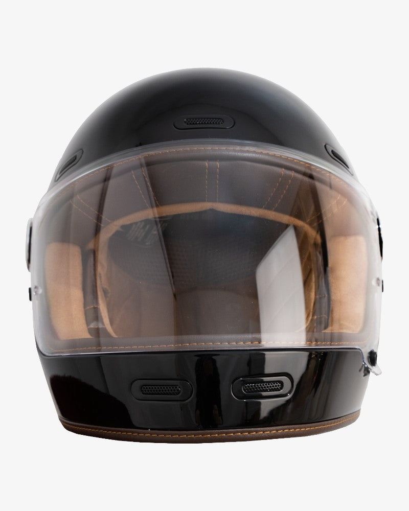 city motorcycle helmet BY CITY - ROADSTER III | Black Shiny