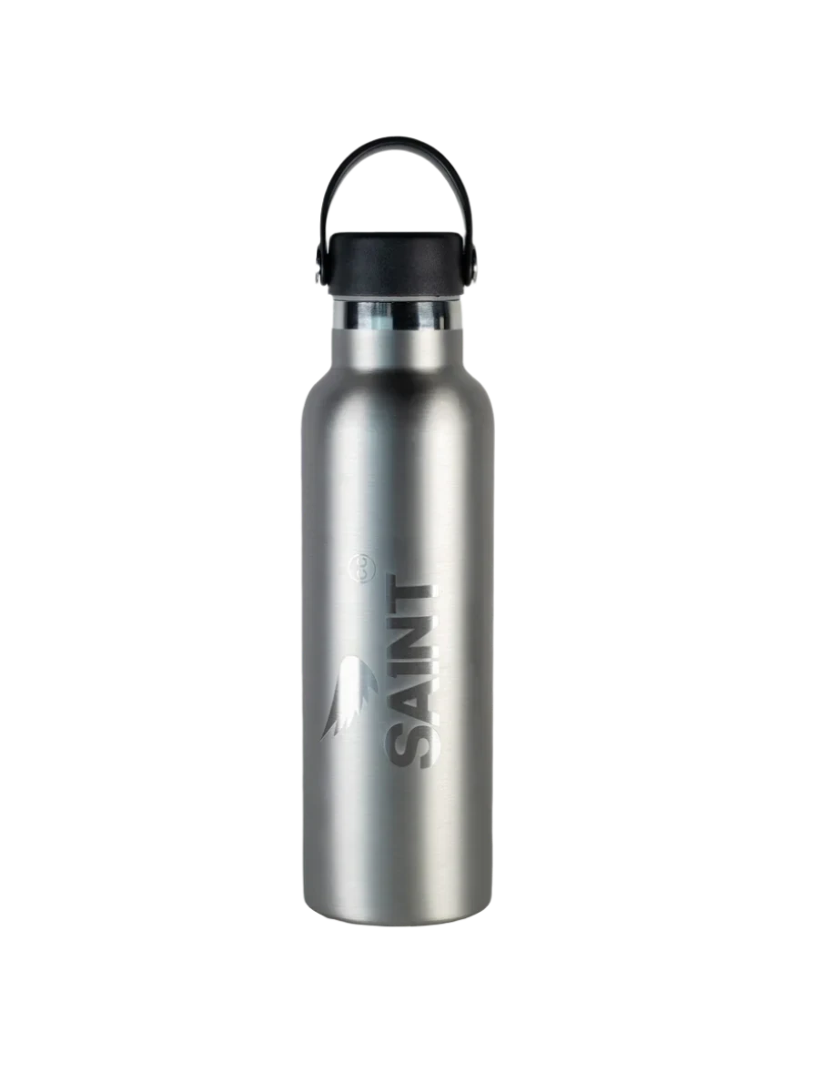 SAINT STAINLESS STEEL BOTTLE 750ML - BLACK/SILVER/MINT