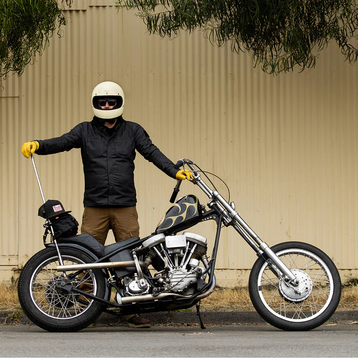 Gringo R22.06 ECE Helmet - Gloss Vintage White