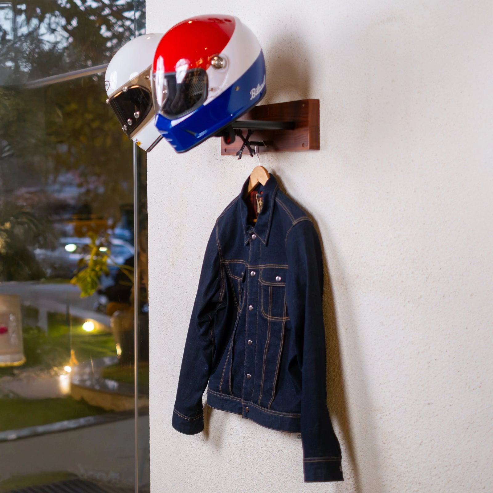 Twin Helmet Hanger