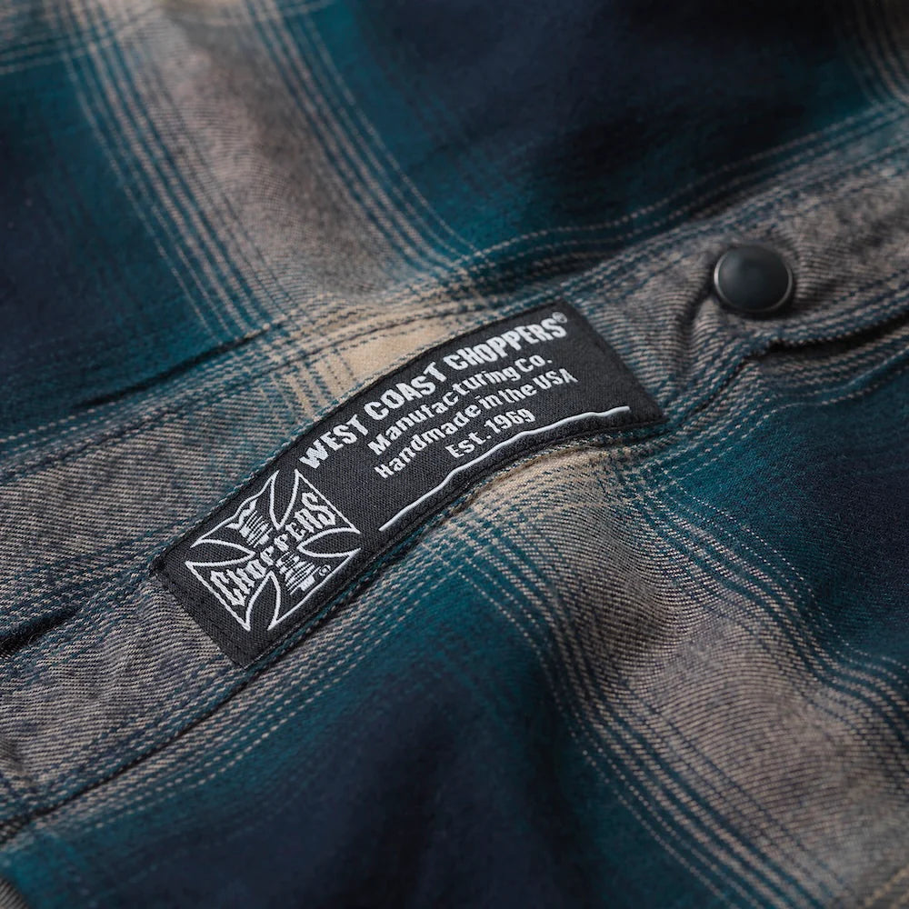 WCC Outlaw Flannel Shirt blue/beige