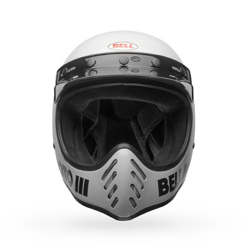 bell g3 helmets Bell Moto 3 - Classic Gloss White