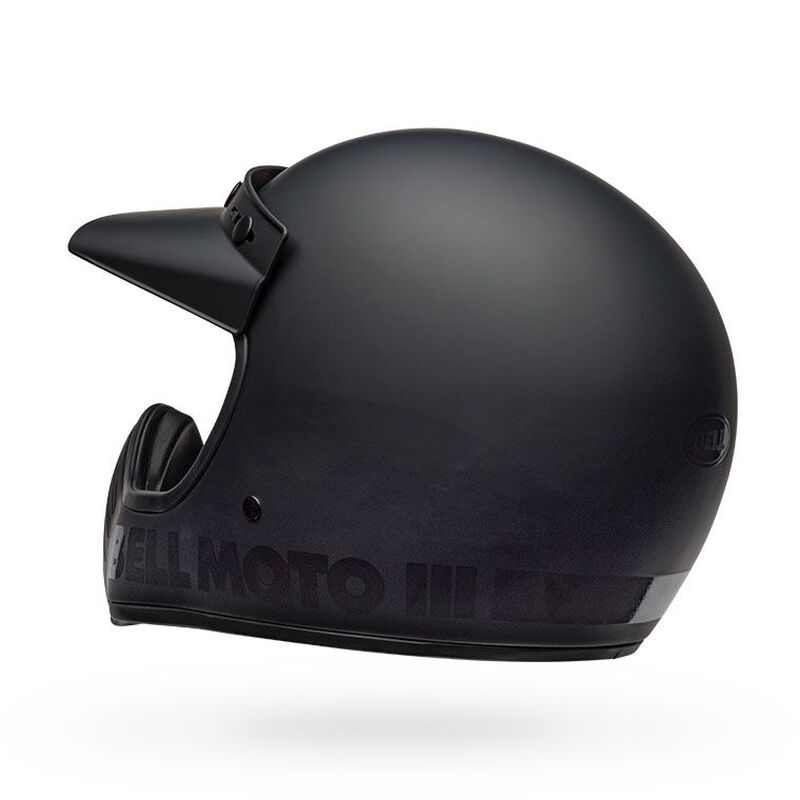 gloss or matte motorcycle helmet Bell Moto 3 - Matte/Gloss Blackout