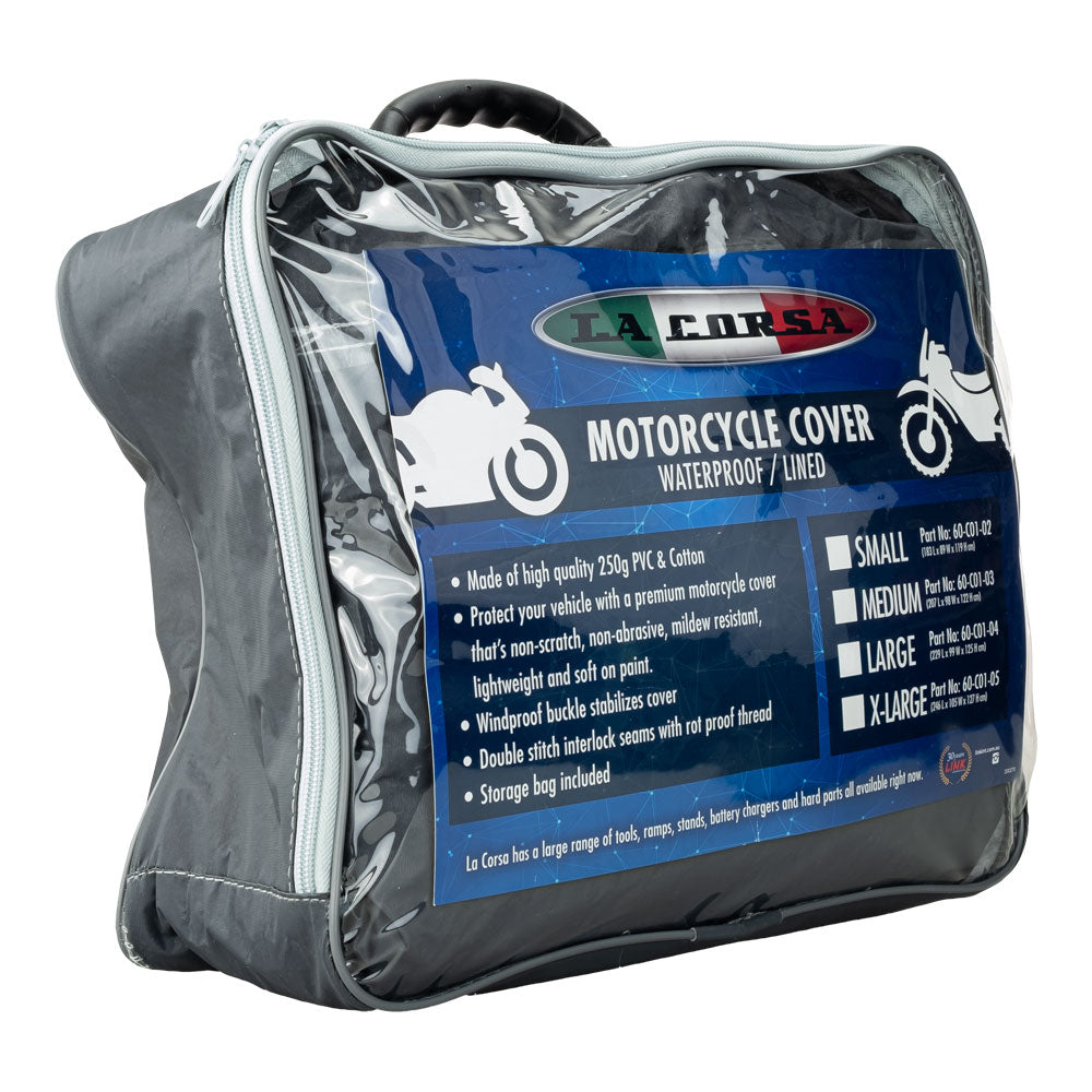 Motorcycle Cover - Lined & Waterproof