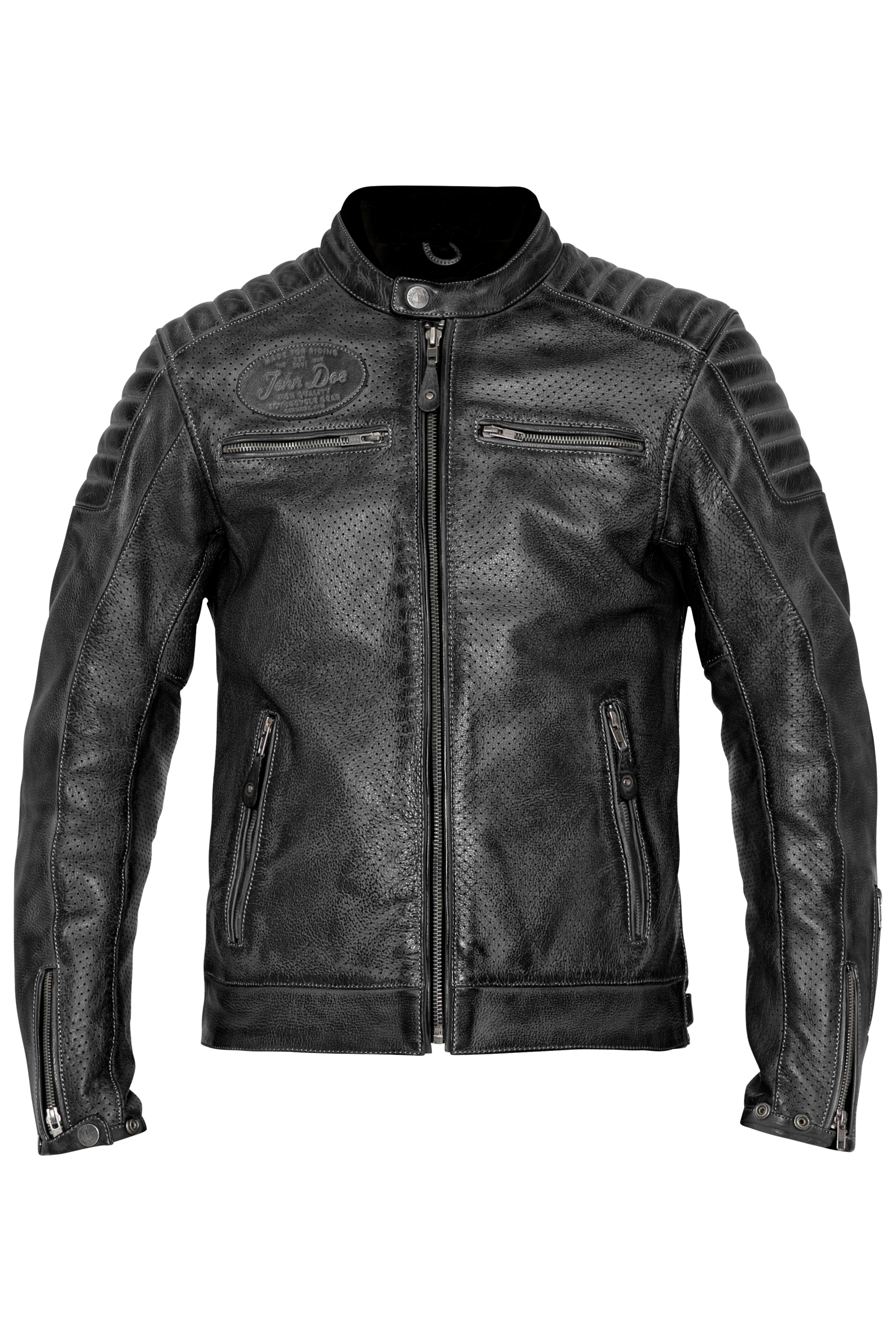 STORM LEATHER JACKET | BLACK