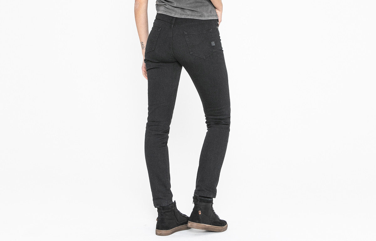 JANE HIGH MONO JEANS | BLACK RAW