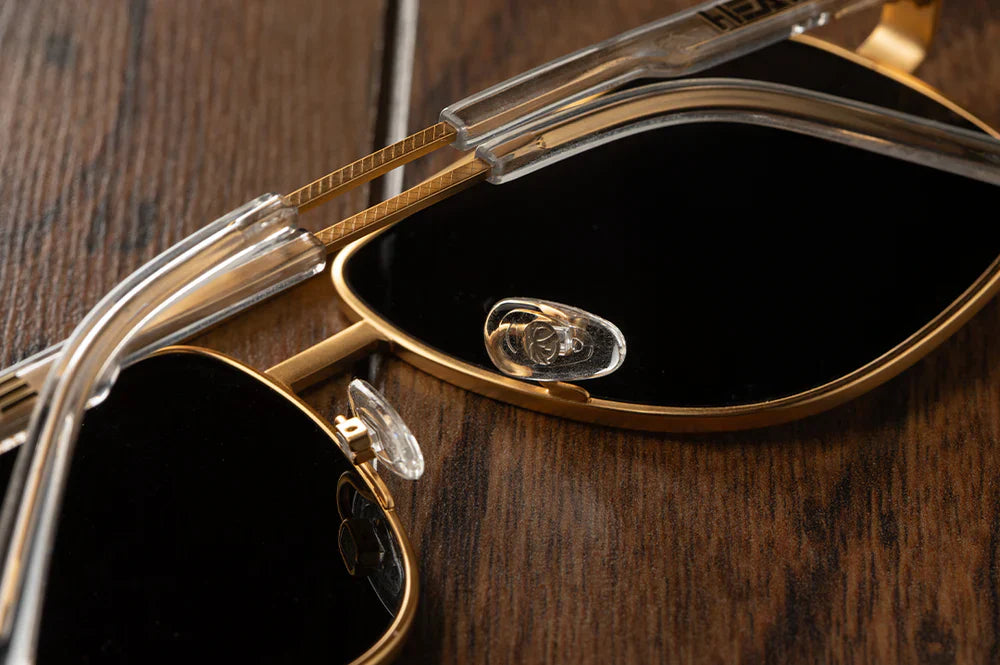 NIMITZ SUNGLASSES: Gold Photochromic