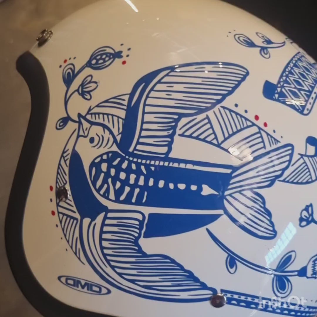 DMD - TIGRE  - RETRO OPEN FACE VINTAGE HELMET