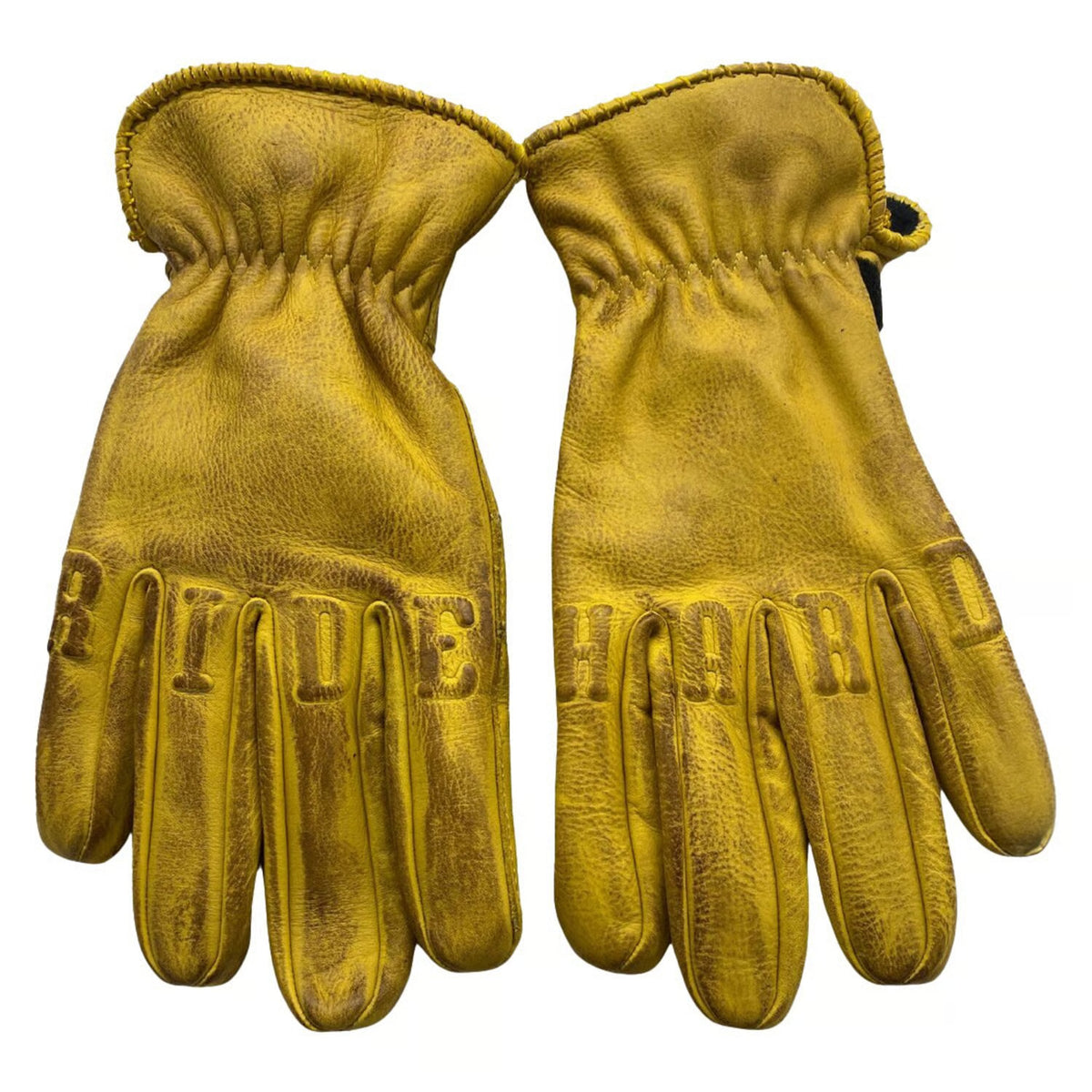 Rokker Ride Hard gloves yellow