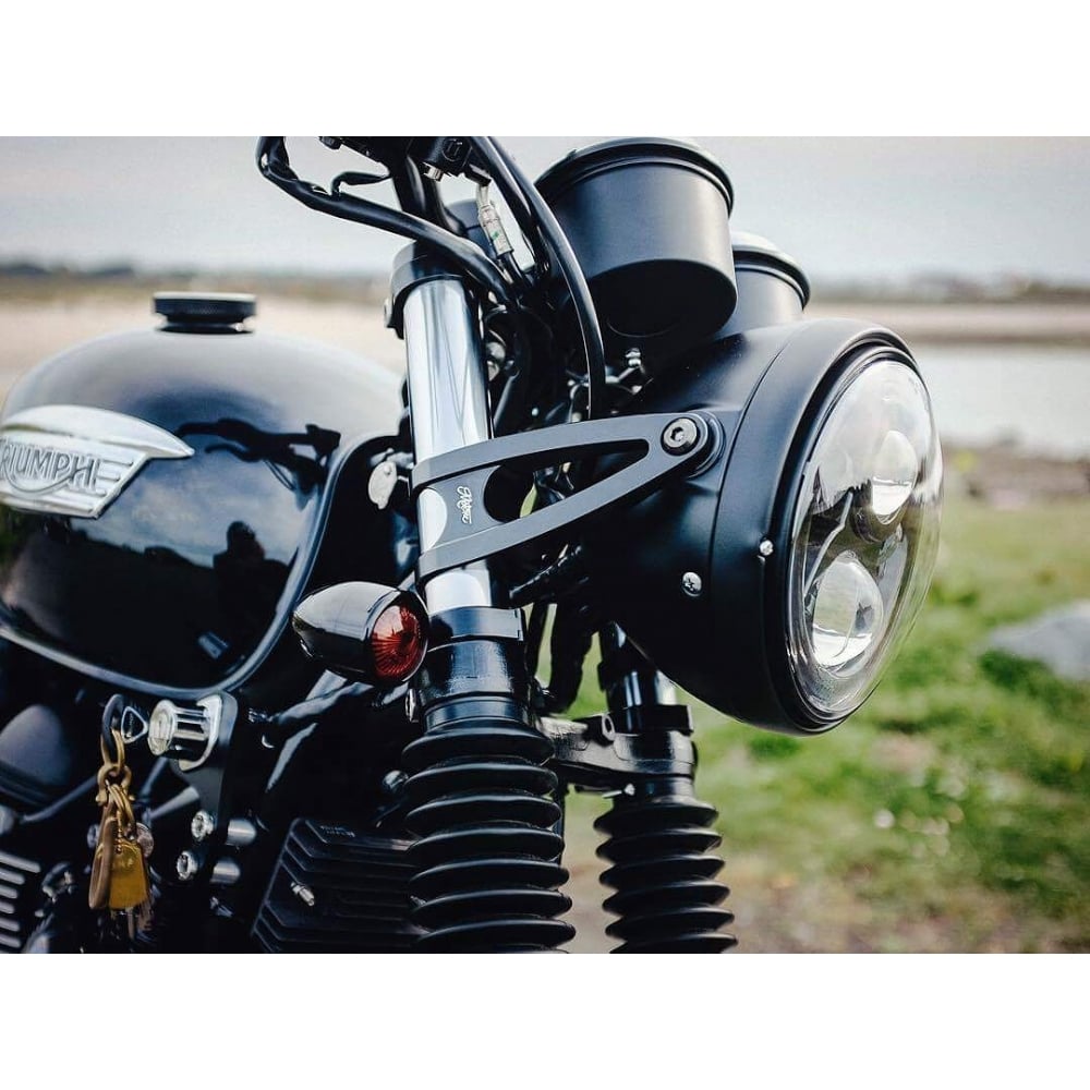 Slingshot Custom Headlight Brackets 41mm - Black