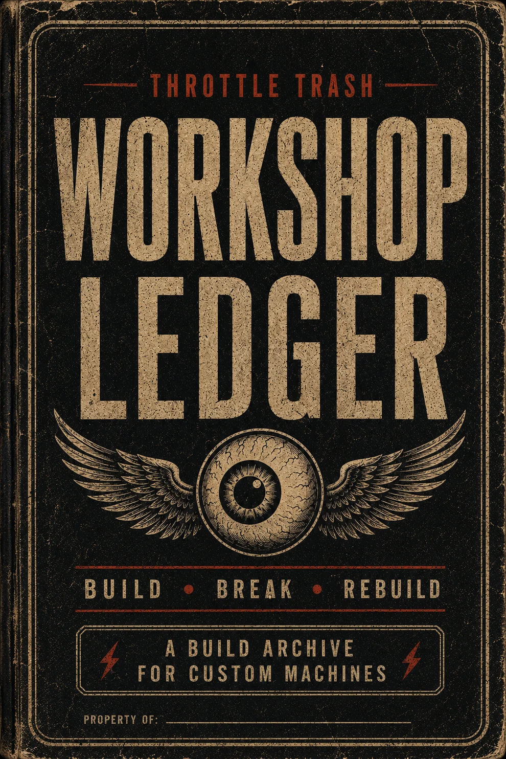Workshop Ledger - Digital PDF Download