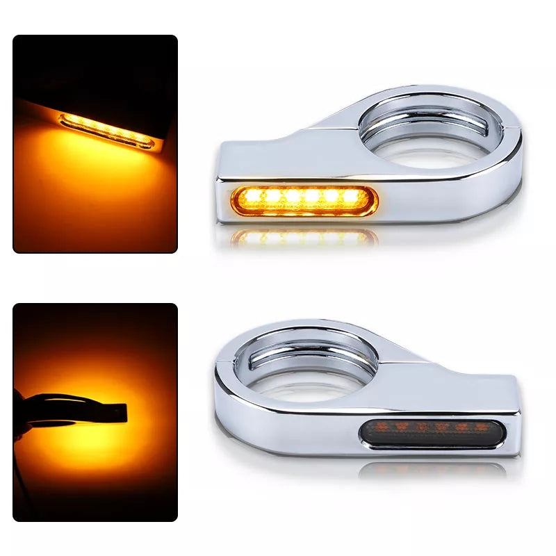 Fork Mount LED Indicator Rogue Motorcycles Perth