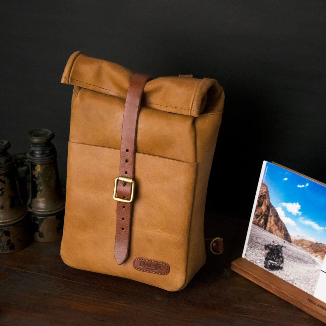 MINI PANNIER - TAN - Rogue Motorcycles