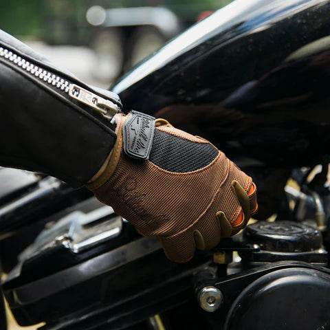 Moto Gloves - Brown