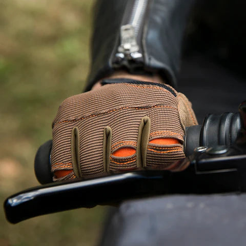 Moto Gloves - Brown