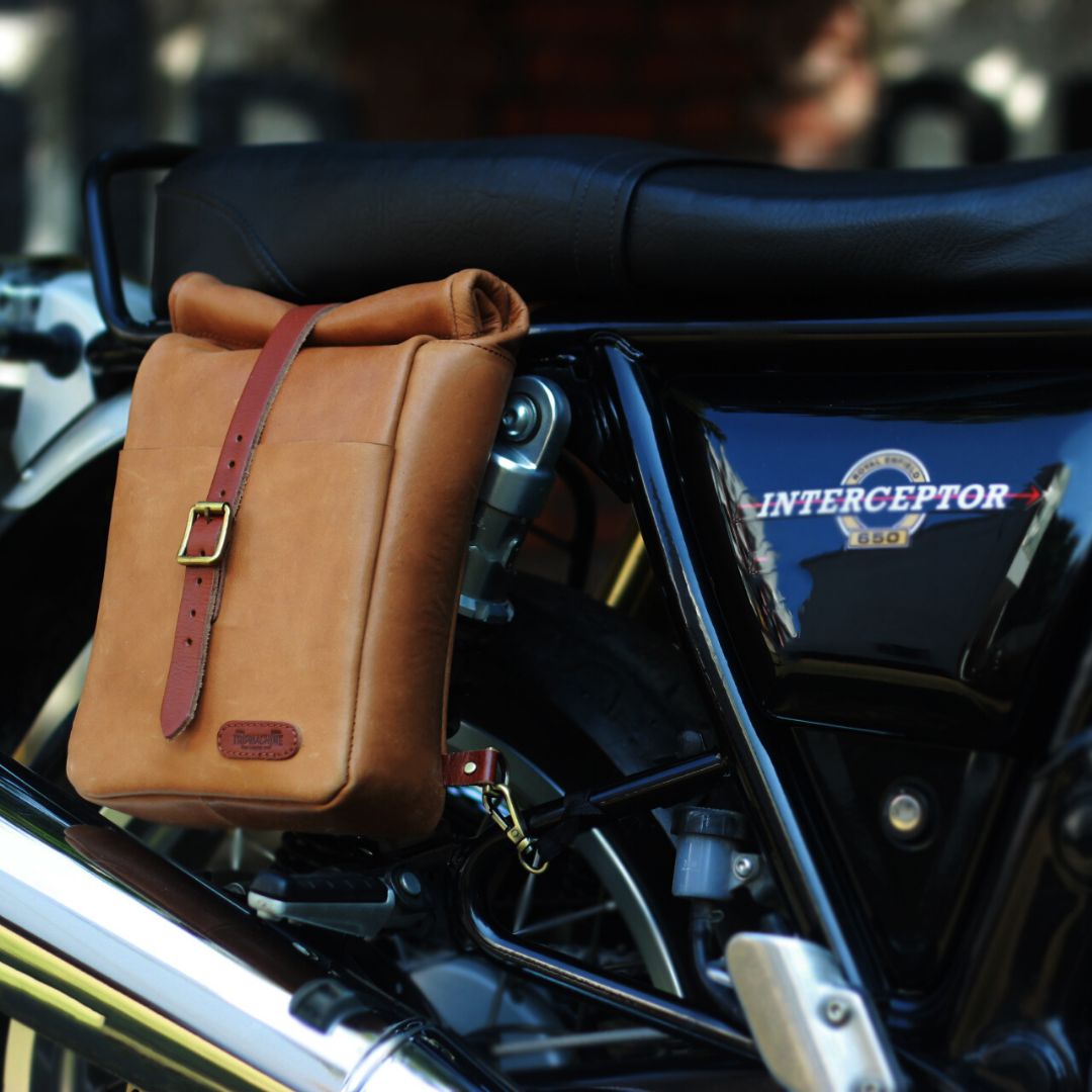 Rogue motorcycles, pannier, luggage bag, travel bag, motorbike trip backpack, Rogue motorcycles wa perth western australia, custom, biltwell, Gringo, lanesplitter , Australia, cafe racer,