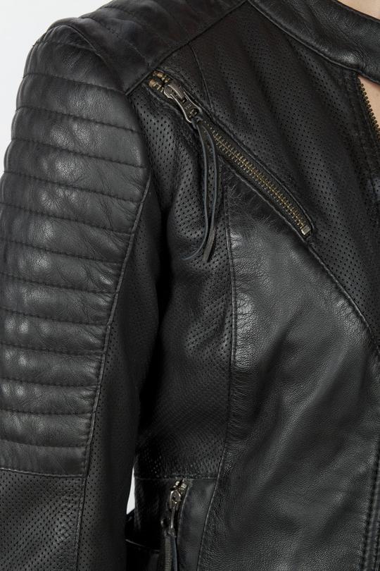 Wild & Free Black Motorcycle Jacket Women