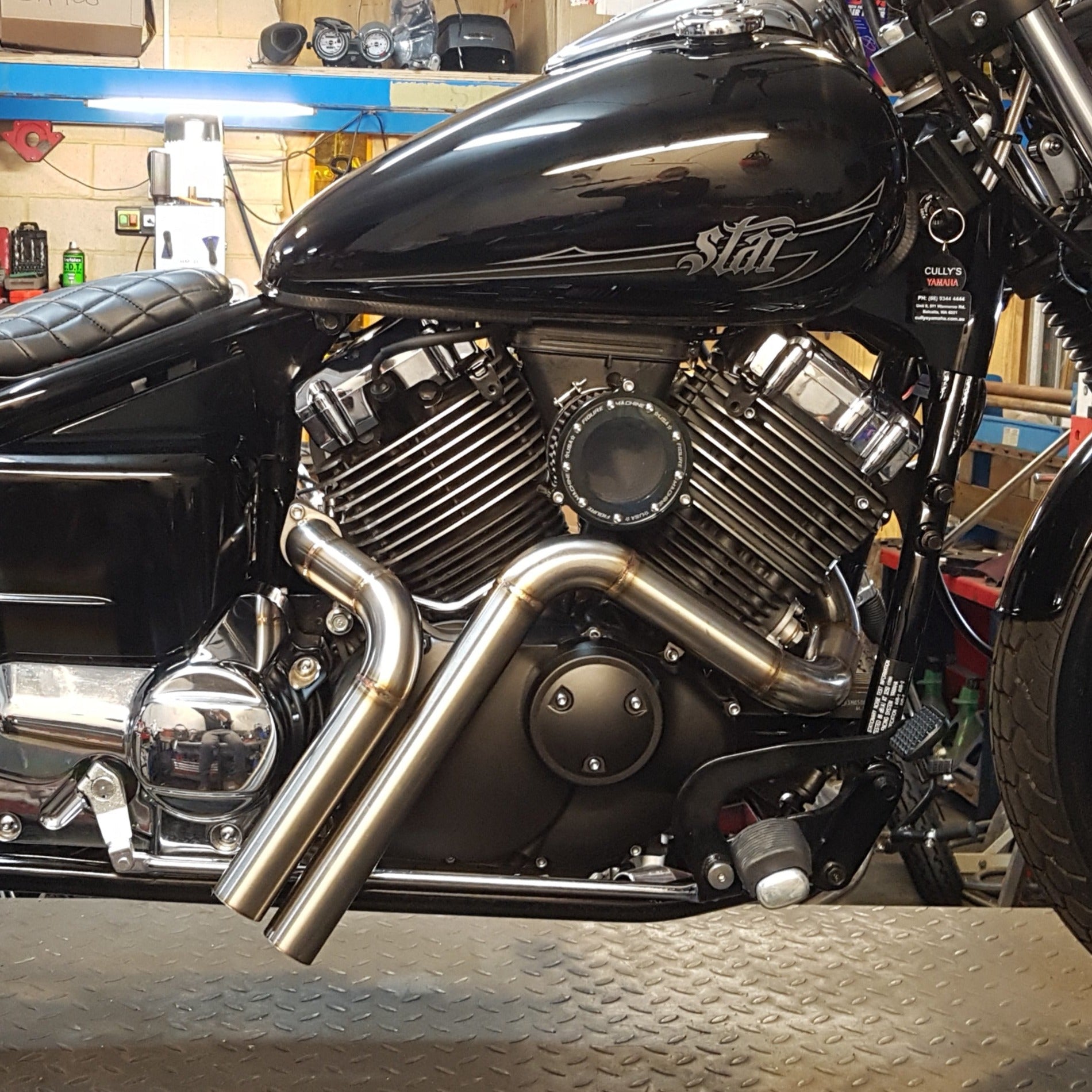 yamaha xvs650 exhaust 