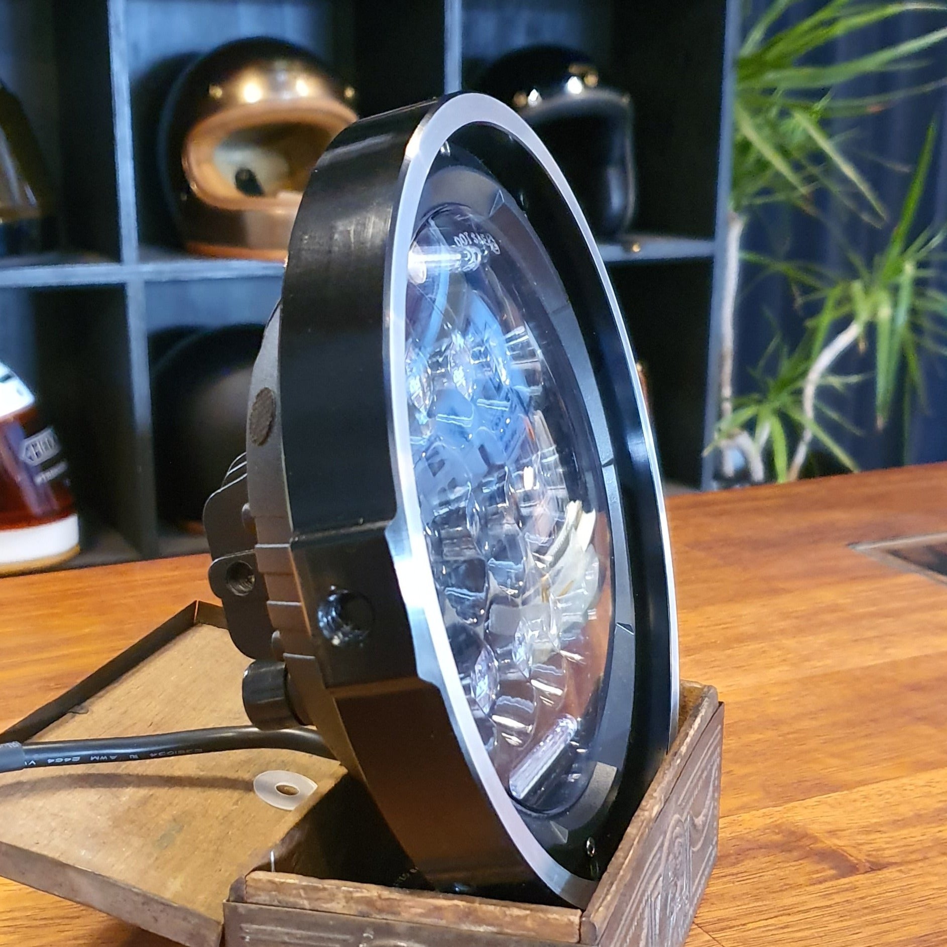 rogue motorcycles perth australia 7 inch headlight led projector multiled 7" cafe racer tracker custom bike motorbike WA NEW multi led 7