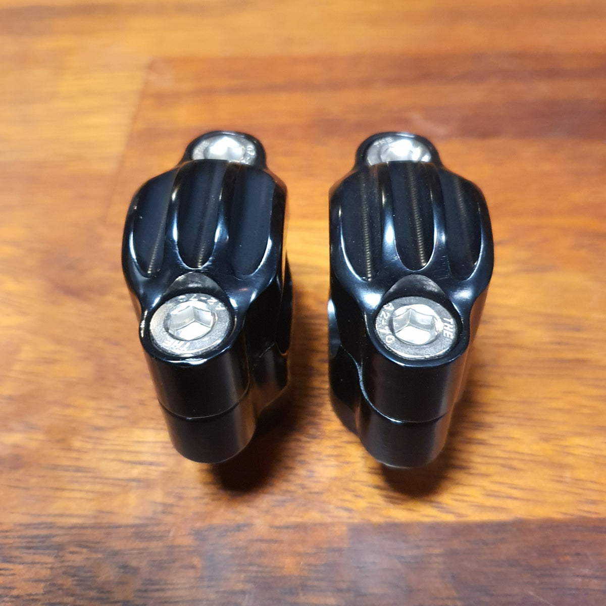 Black 1" handlebar risers Rogue Motorcycles Perth