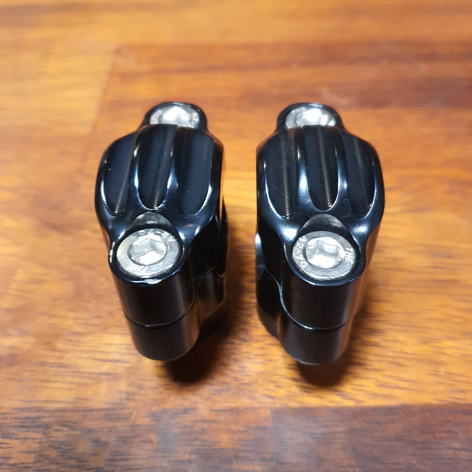 Black 1" handlebar risers Rogue Motorcycles Perth