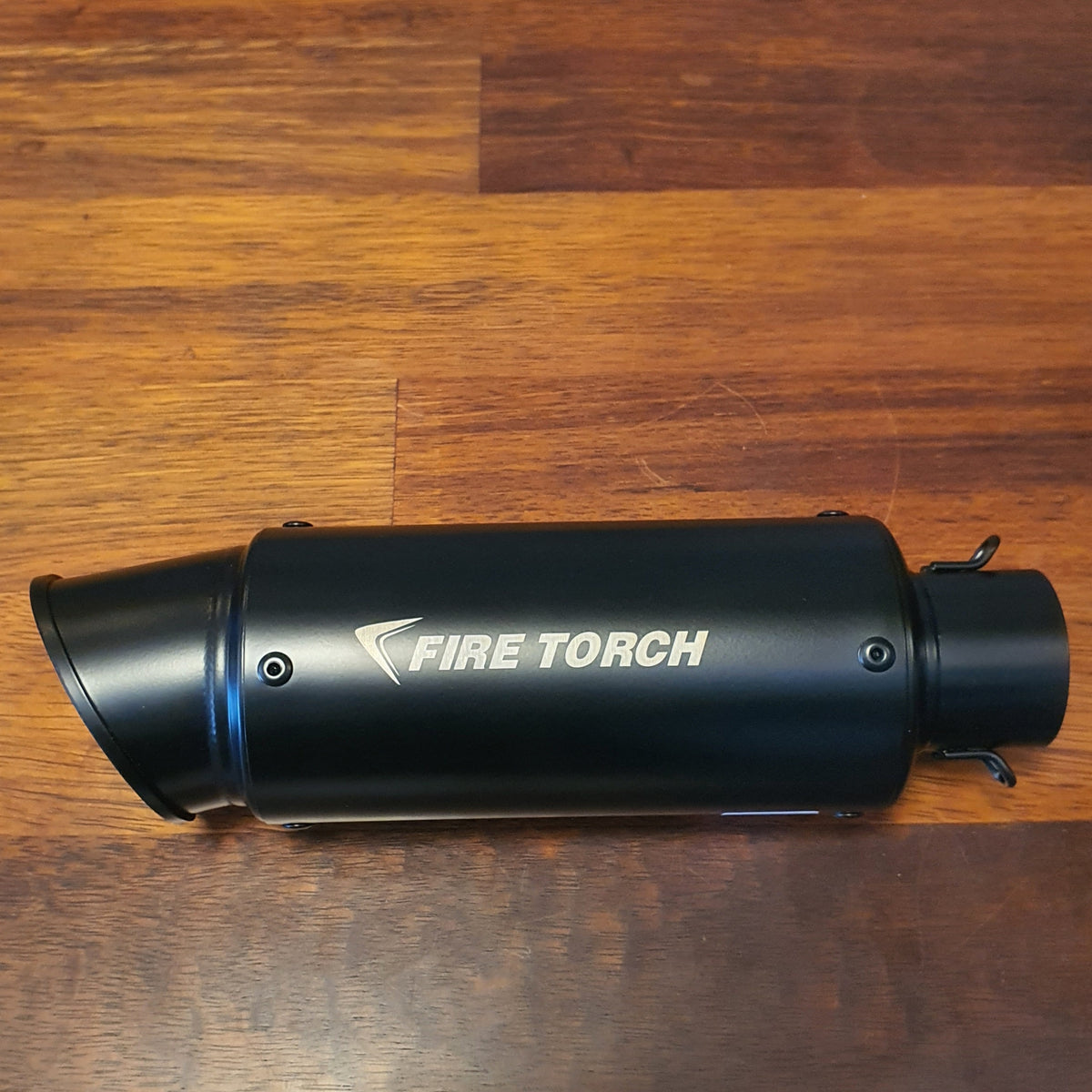 2&quot; Fire Torch exhaust muffler - black slashed