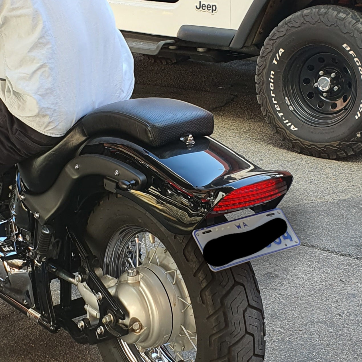 Vstar 650 xvs softail tail tidy 