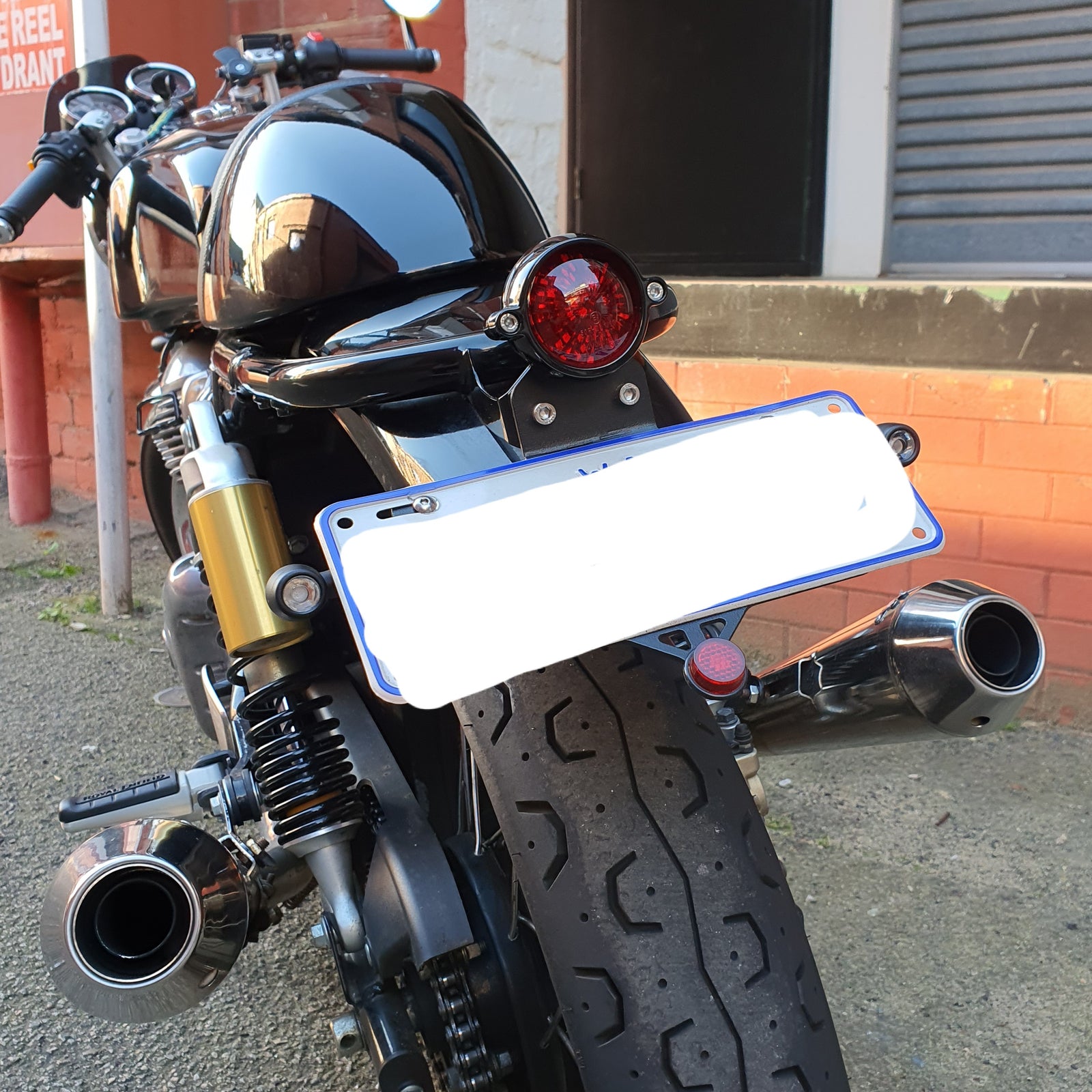 Royal Enfield 650 GT650 Continental Interceptor  Tail Tidy Rogue Motorcycles Perth